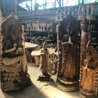 indonesie statues bali en bois